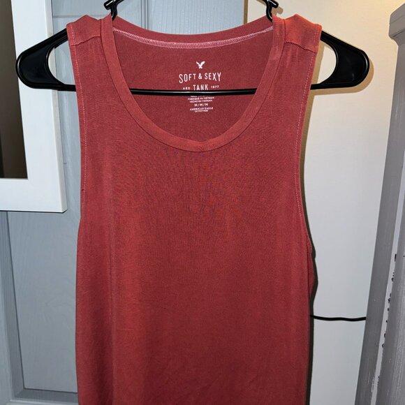 Women's Red American Eagle Tank - Picture 1 of 3